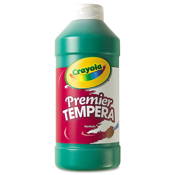 Crayola® Premier Tempera Paint, Green, 16 oz Bottle (CYO541216044) Each