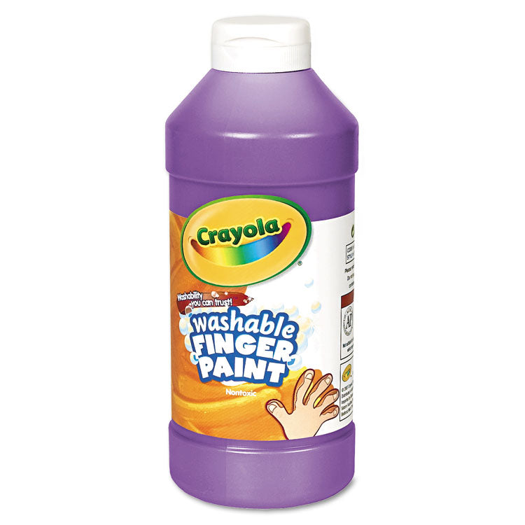 Crayola® Washable Fingerpaint, Violet, 16 oz Bottle (CYO551316040) Each
