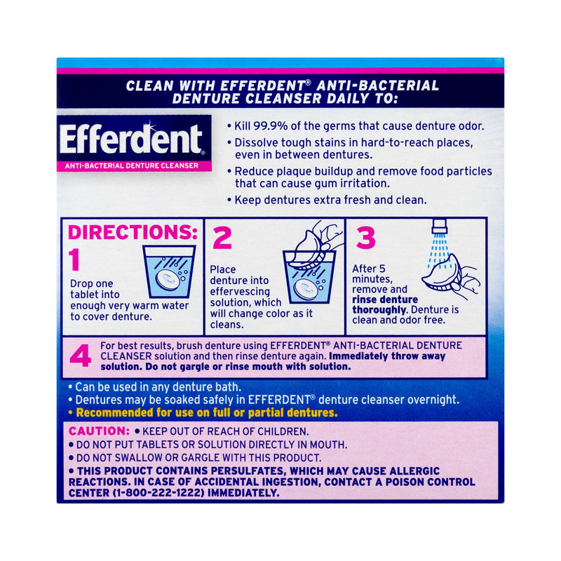 Efferdent® Denture Cleaner Efferdent® (995747_BX) 44/BX