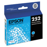 Epson® T252220-S (252) DURABrite Ultra Ink, Cyan (EPST252220S) Each