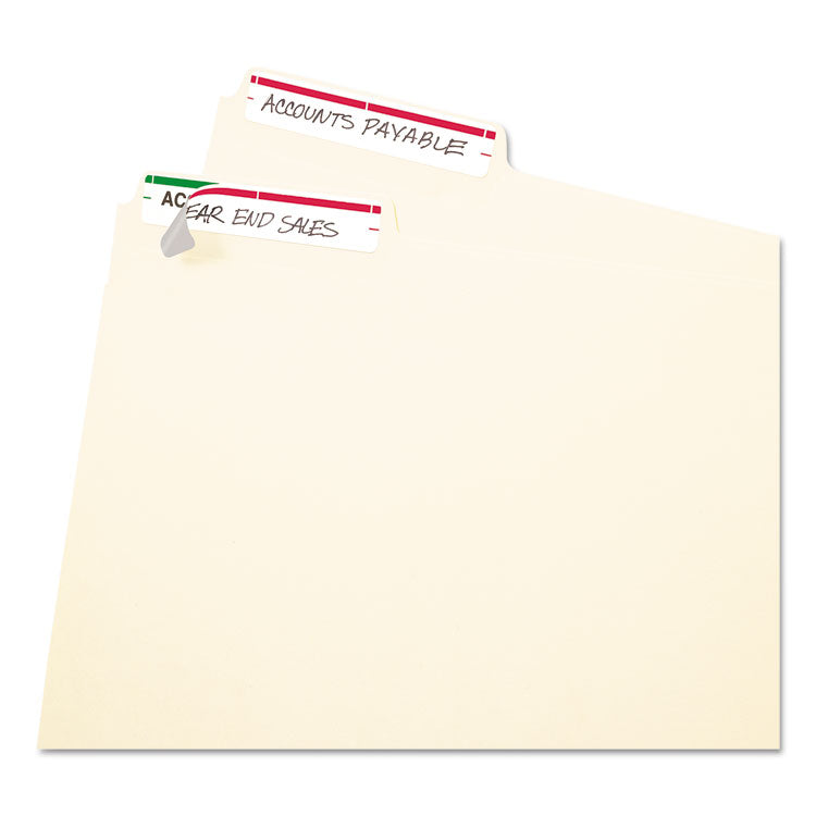 Avery® Printable 4" x 6" - Permanent File Folder Labels, 0.69 x 3.44, White, 7/Sheet, 36 Sheets/Pack, (5201) (AVE05201) Pack of 252