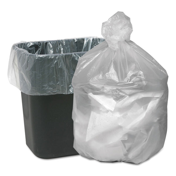 Good 'n Tuff® Waste Can Liners, 16 gal, 6 microns, 24" x 31", Natural, 50 Bags/Roll, 20 Rolls/Carton (WBIGNT2433) Case of 1000