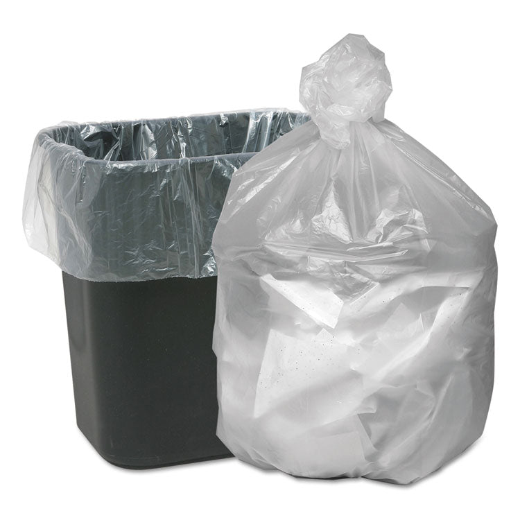 Good 'n Tuff® Waste Can Liners, 16 gal, 6 microns, 24" x 31", Natural, 50 Bags/Roll, 20 Rolls/Carton (WBIGNT2433) Case of 1000