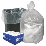Ultra Plus® Can Liners, 16 gal, 8 microns, 24" x 33", Natural, 50 Bags/Roll, 20 Rolls/Carton (WBIHD24338N) Case of 1000