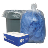 Classic Clear Linear Low-Density Can Liners, 60 gal, 0.9 mil, 38" x 58", Clear, 10 Bags/Roll, 10 Rolls/Carton (WBI385822C) Case of 100