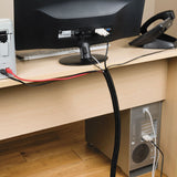 D-Line® Cable Tidy Tube, 1" Diameter x 43" Long, Black (DLNCTT1125B) Each