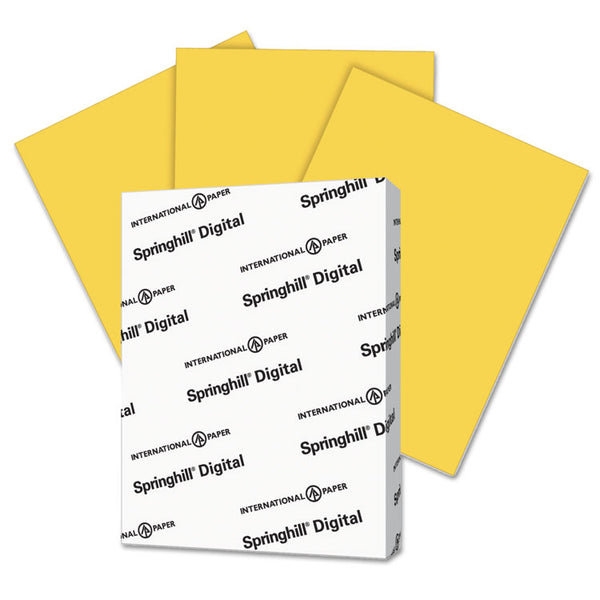 Springhill® Digital Vellum Bristol Color Cover, 67 lb Bristol Weight, 8.5 x 11, Goldenrod, 250/Pack (SGH086008)