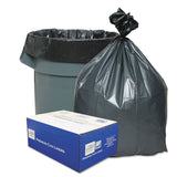 Platinum Plus® Can Liners, 56 gal, 1.55 mil, 43" x 48", Gray, 10 Bags/Roll, 5 Rolls/Carton (WBIPLA4770) Case of 50