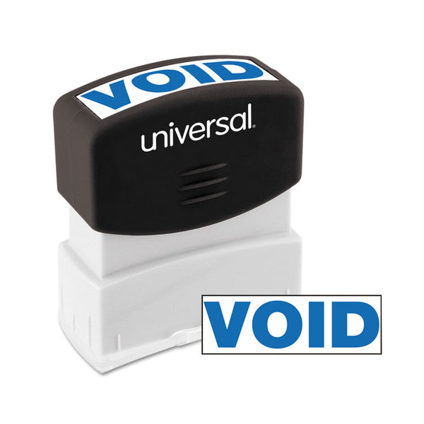 Universal® Message Stamp, VOID, Pre-Inked One-Color, Blue (UNV10071)