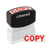 Universal® Message Stamp, COPY, Pre-Inked One-Color, Red (UNV10048) Each