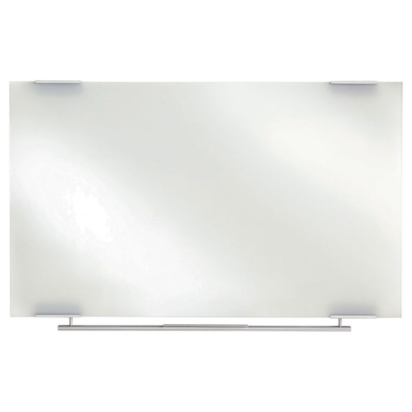 Iceberg Clarity Glass Dry Erase Board with Aluminum Trim, 60 x 36, White Surface (ICE31150) Each