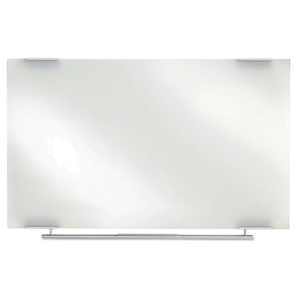 Iceberg Clarity Glass Dry Erase Board with Aluminum Trim, 72 x 36, White Surface (ICE31160) Each