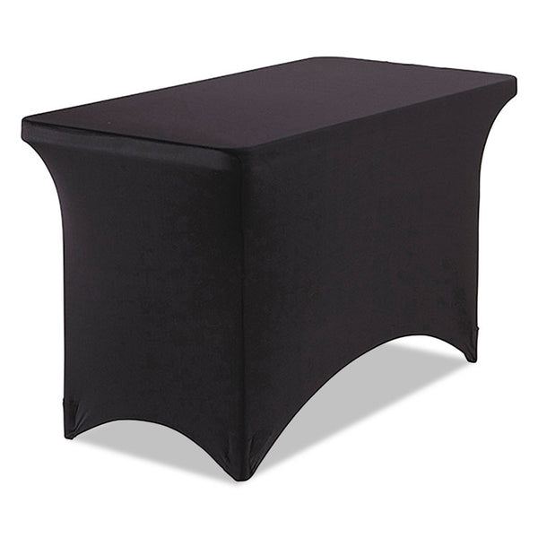 Iceberg iGear Fabric Table Cover, Polyester/Spandex, 24" x 48", Black (ICE16511) Each