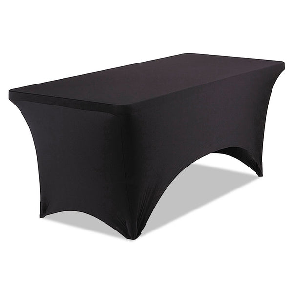 Iceberg iGear Fabric Table Cover, Polyester/Spandex, 30" x 72", Black (ICE16521) Each