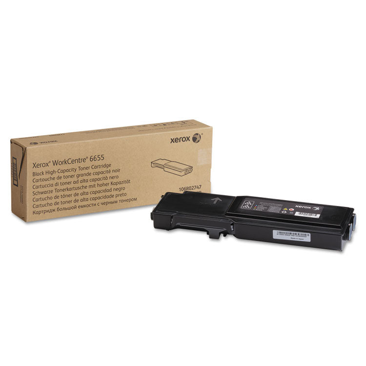 Xerox® 106R02747 Toner, 12,000 Page-Yield, Black (XER106R02747)