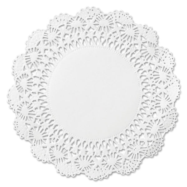 Hoffmaster® Cambridge Lace Doilies, Round, 10", White, 1,000/Carton (HFM500238)