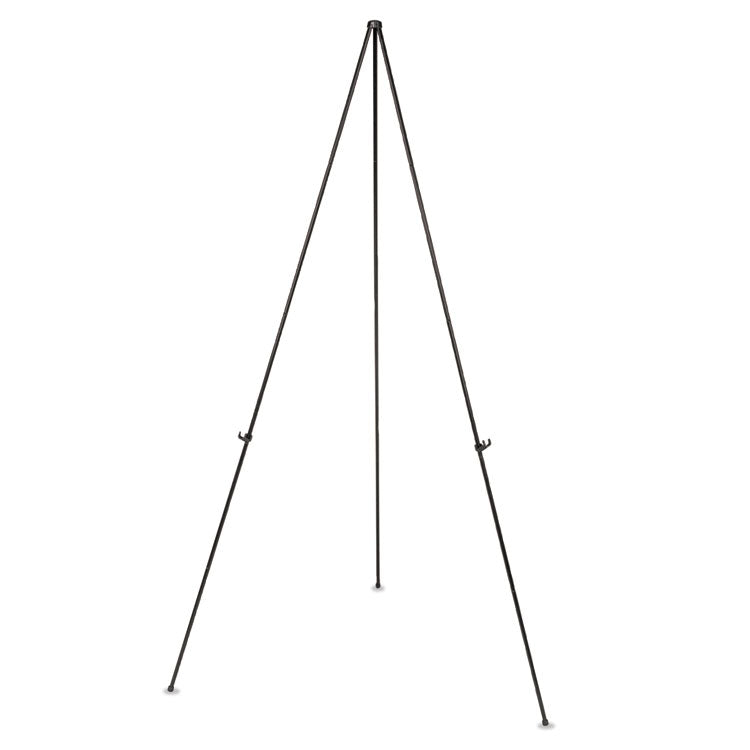 MasterVision® Instant Easel, 61.5" High, Black, Steel, Lightweight (BVCFLX04201MV) Each