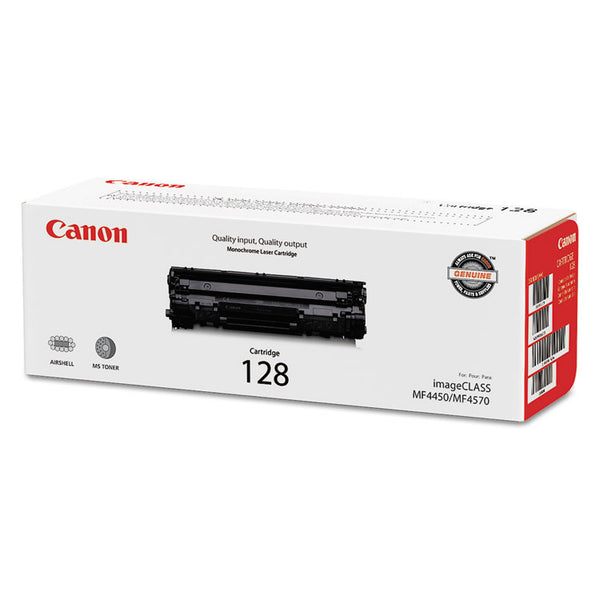 Canon® 3500B001 (128) Toner, 2,100 Page-Yield, Black (CNM3500B001)