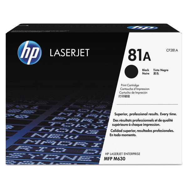 HP HP 81A, (CF281A) Black Original LaserJet Toner Cartridge (HEWCF281A)