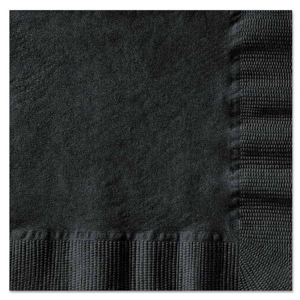 Hoffmaster® Beverage Napkins, 1-Ply, 10 x 10, Black, 1000/Carton (HFM020212)