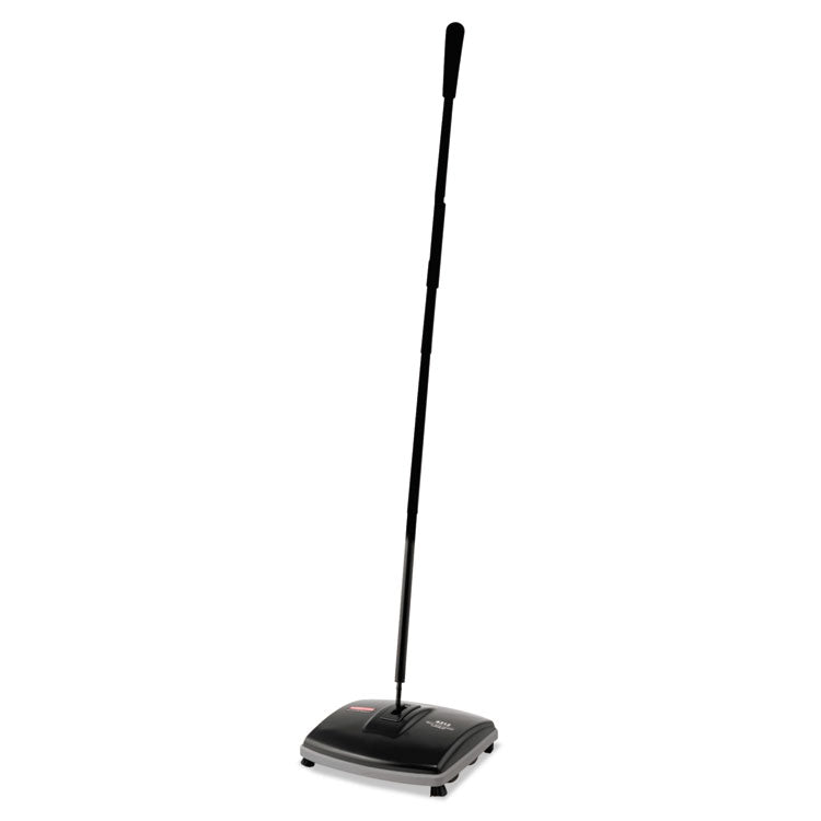 Rubbermaid® Commercial Floor and Carpet Sweeper, 44" Handle, Black/Gray (RCP421288BLA)