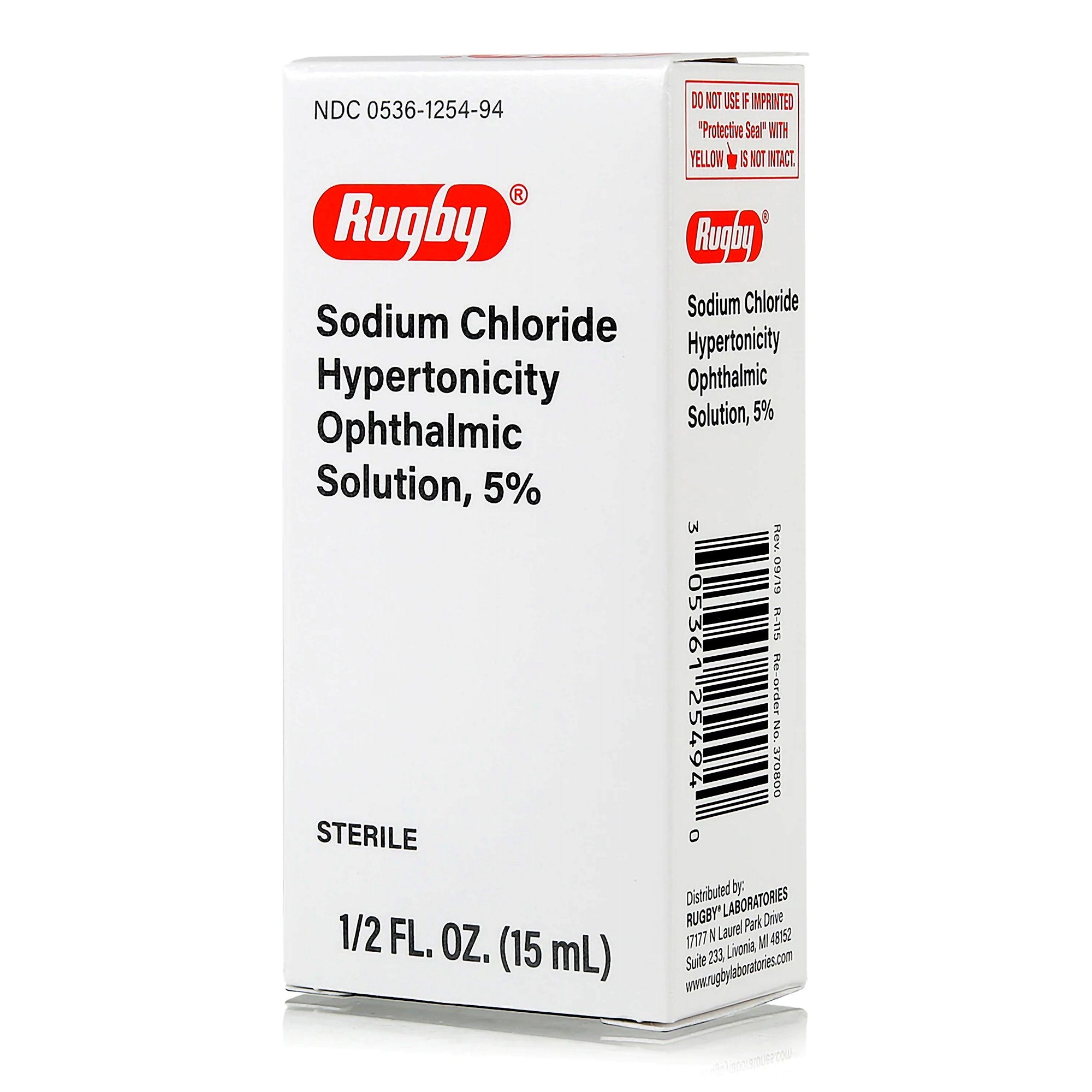 Rugby® Hypertonicity Agent 15 mL Eye Drops (1200416_EA) 1/EA ...