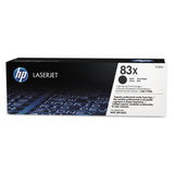 HP HP 83X, (CF283X) High-Yield Black Original LaserJet Toner Cartridge (HEWCF283X)