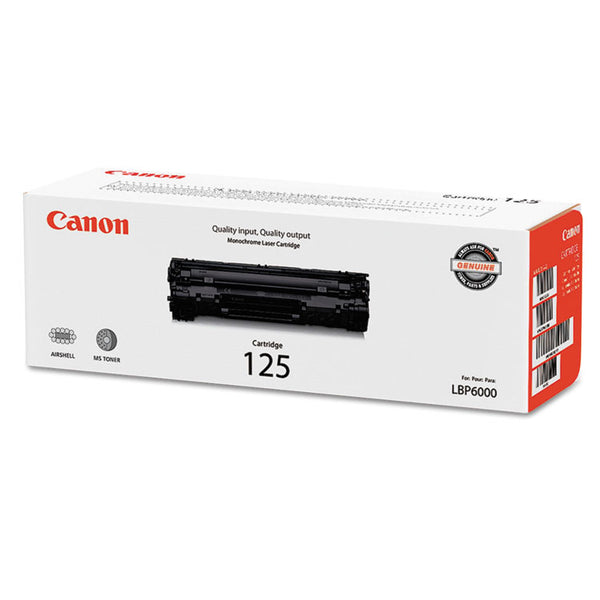 Canon® 3484B001 (CRG-125) Toner, 1,600 Page-Yield, Black (CNM3484B001)