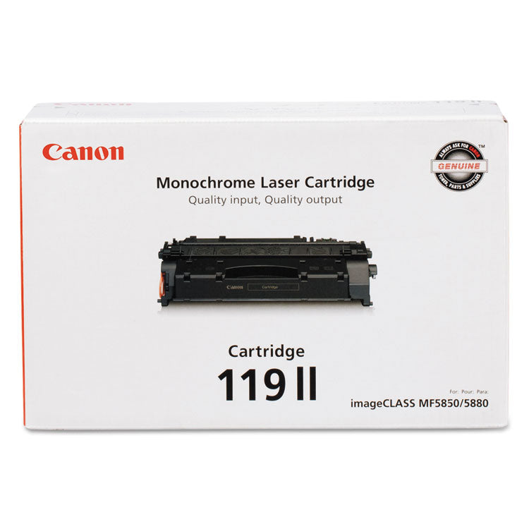 Canon® 3480B001 (CRG-119 II) High-Yield Toner, 6,400 Page-Yield, Black (CNM3480B001)