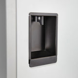 Safco® Single-Tier Locker, 12w x 18d x 78h, Two-Tone Gray (SAF5522GR)