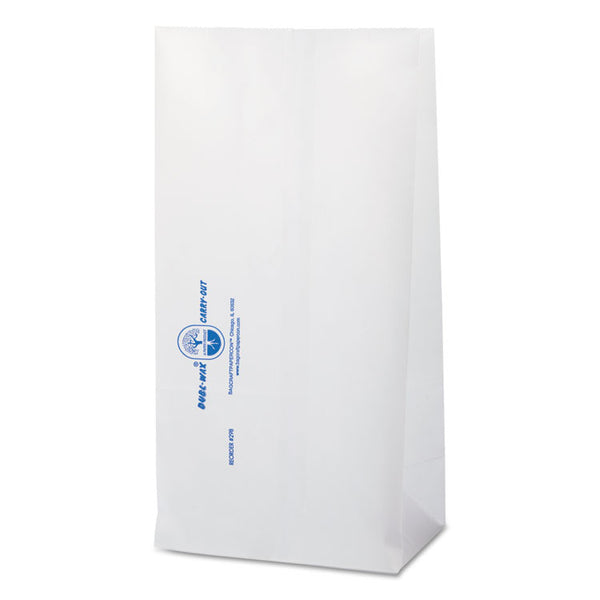 Bagcraft Dubl Wax SOS Bakery Bags, 6.13" x 12.38", White, 1,000/Carton (BGC300298) Case of 1000