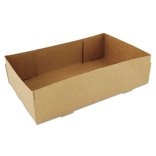 SCT® 4-Corner Pop-Up Food and Drink Tray, 8.63 x 5.5 x 2.25, Brown, Paper, 500/Carton (SCH0122)