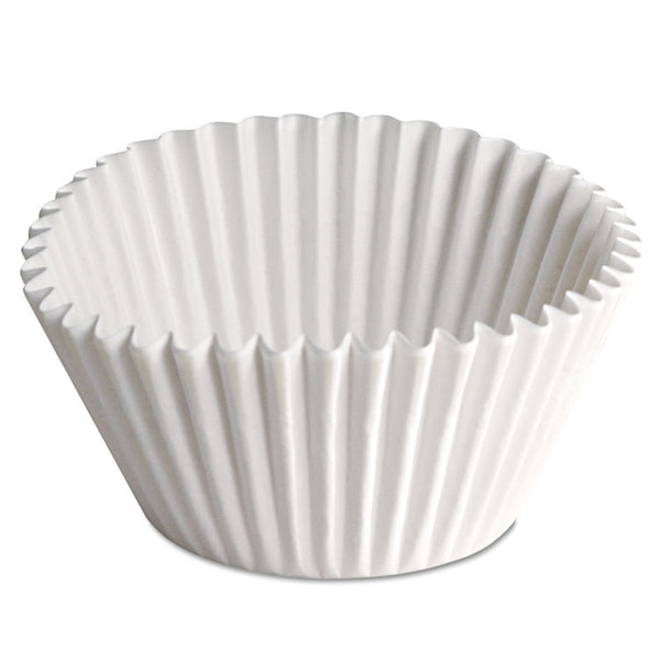 Hoffmaster® Fluted Bake Cups, 2.25 Diameter x 1.88 h, White, Paper, 500/Pack, 20 Packs/Carton (HFM610070)