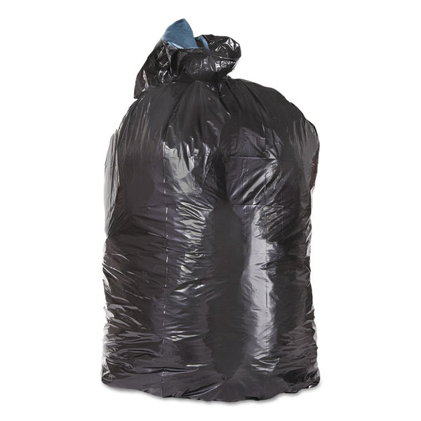 Trinity Plastics Low-Density Can Liners, 10 gal, 1 mil, 24" x 23", Black, 500/Carton (TRNML2423) Case of 500