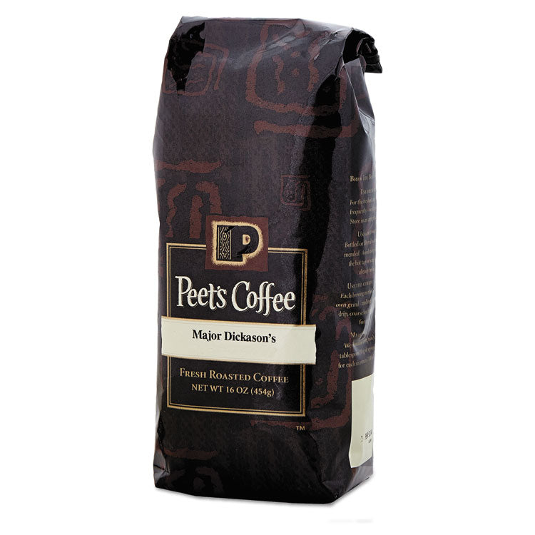 Peet's Coffee & Tea® Bulk Coffee, Major Dickason's Blend, Ground, 1 lb Bag (PEE501677)