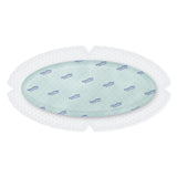 Zetuvit® Plus Silicone Border Super Absorbent Dressing Silicone Adhesive 4.7 X 9 Inch Oval (1235834_EA) 1/EA