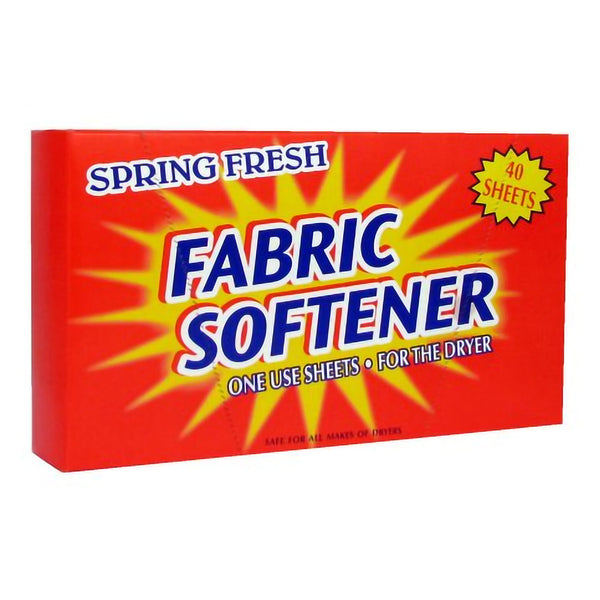 Spring Fresh Dryer Sheet 40 Count Box Sheet Scent (875514_BX) 40/BX
