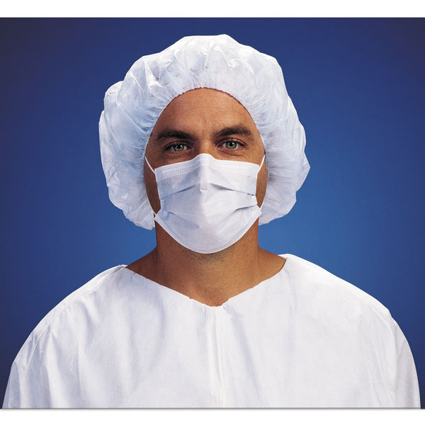 Kimtech™ M5 Pleat Style Face Mask With Earloops, Regular, Blue, 50/Bag, 10 Bags/Carton (KCC62692)