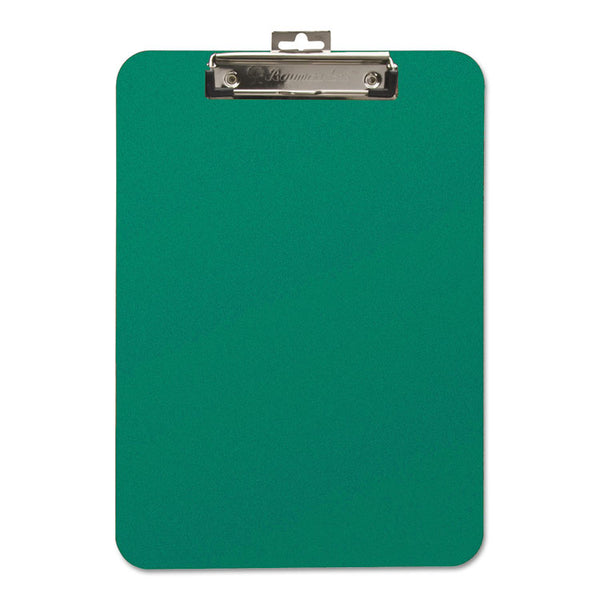 Mobile OPS® Unbreakable Recycled Clipboard, 0.25" Clip Capacity, Holds 8.5 x 11 Sheets, Green (BAU61626) Each