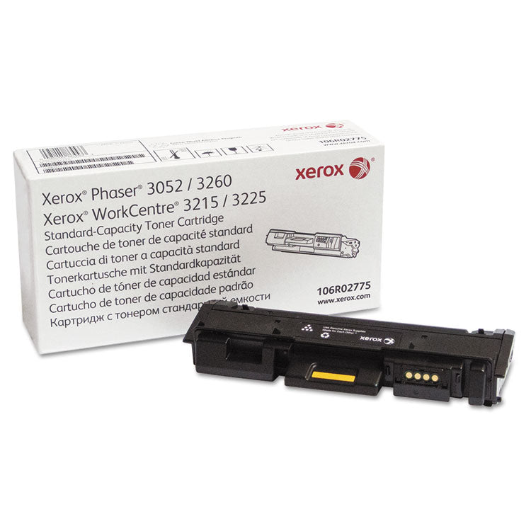 Xerox® 106R02775 Toner, 1,500 Page-Yield, Black (XER106R02775) Each