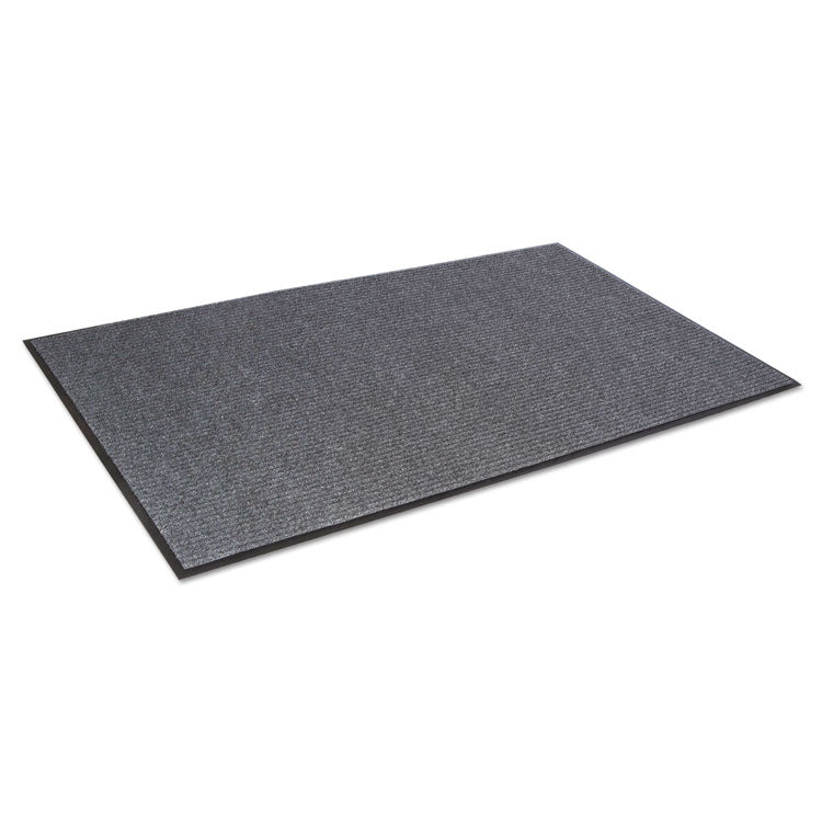 Crown Needle Rib Wipe and Scrape Mat, Polypropylene, 36 x 120, Gray (CWNNR0310GY)