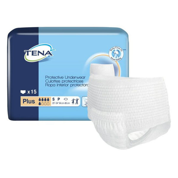 TENA ProSkin™ Plus Unisex Adult Absorbent Underwear Pull On with Tear Away Seams 2X-Large Disposable Moderate Absorbency (1131159_BG) 12/BG