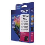 Brother LC205M Innobella Super High-Yield Ink, 1,200 Page-Yield, Magenta (BRTLC205M)