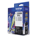 Brother LC209BK Innobella Super High-Yield Ink, 2,400 Page-Yield, Black (BRTLC209BK)