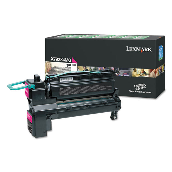 Lexmark™ X792X4MG Return Program Extra High-Yield Toner, 20,000 Page-Yield, Magenta (LEXX792X4MG)