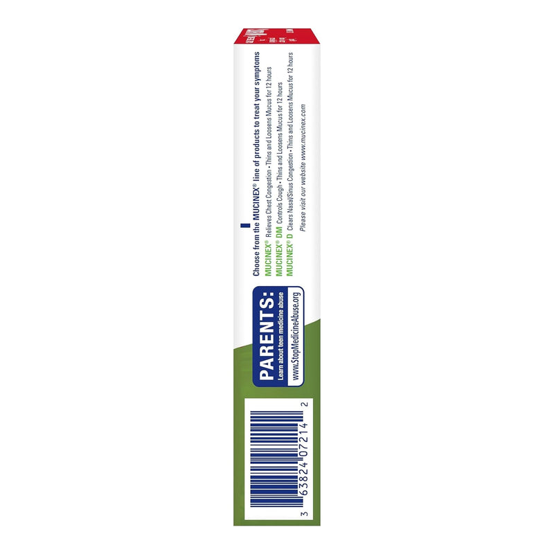 Mucinex® DM Cold and Cough Relief 1,200 mg - 60 mg Strength Tablet 14 per Box (718857_BX) 14/BX