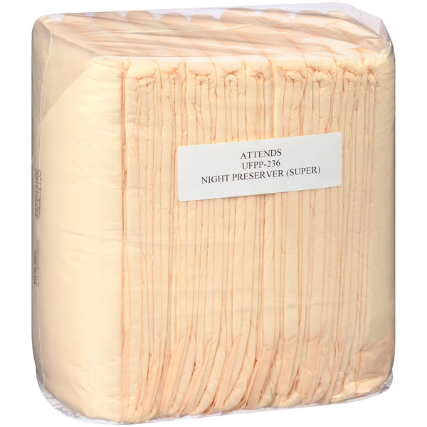 Attends® Care Night Preserver® Disposable Underpad 23 X 36 Inch Cellulose / Polymer Heavy Absorbency (747337_CS) 150/CS
