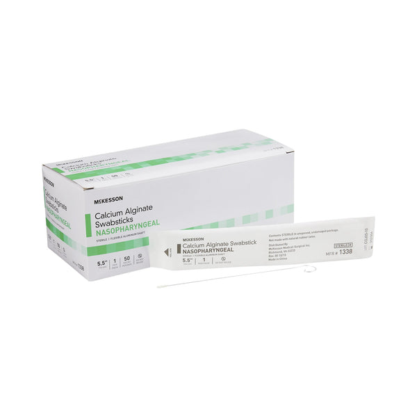 McKesson Nasopharyngeal Collection Swab 5-1/2 Inch Length Sterile (883891_EA) 1/EA