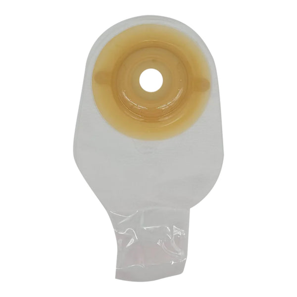 Safe n Simple™ Ostomy Pouch One-Piece System 12 Inch Length Convex, Pre-Cut 1 Inch Stoma Drainable (1243995_BX) 10/BX