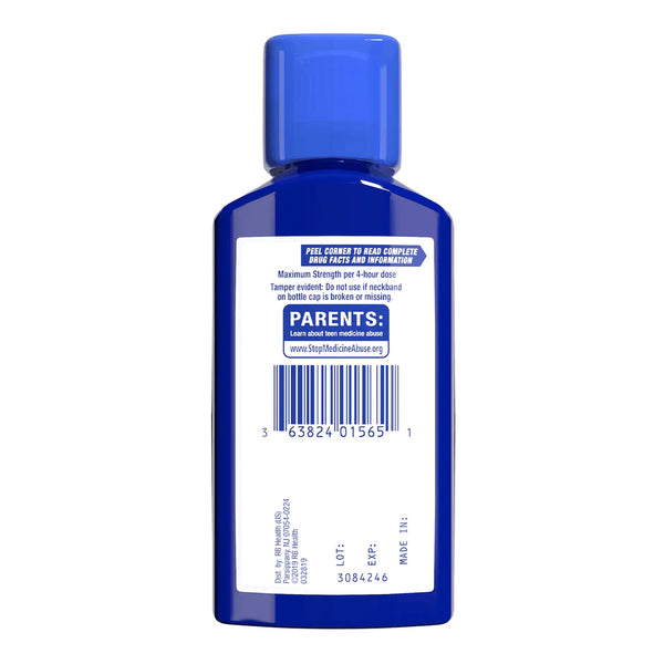 Mucinex® Cold and Cough Relief 650 mg - 20 mg - 400 mg - 10 mg / 20 mL Strength Liquid 6 oz. (1101468_EA) 1/EA